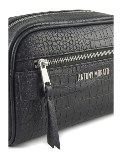 Antony Morato Bolso Pouch de Piel Sintética con estampado de cocodrilo