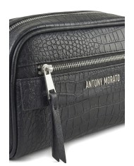 Antony Morato Bolso Pouch de Piel Sintética con estampado de cocodrilo
