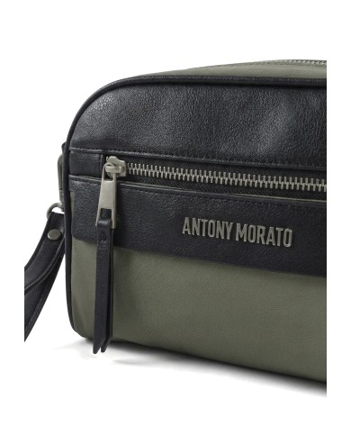 Antony Morato Bolso Pouch de Nylon y Piel Sintécia
