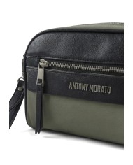 Antony Morato Bolso Pouch de Nylon y Piel Sintécia