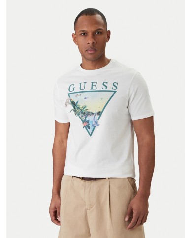 Guess Camiseta SS BSC Sunset Triangle Tee