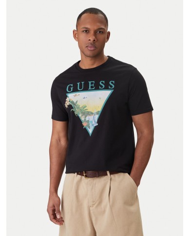 Guess Camiseta SS BSC Sunset Triangle Tee