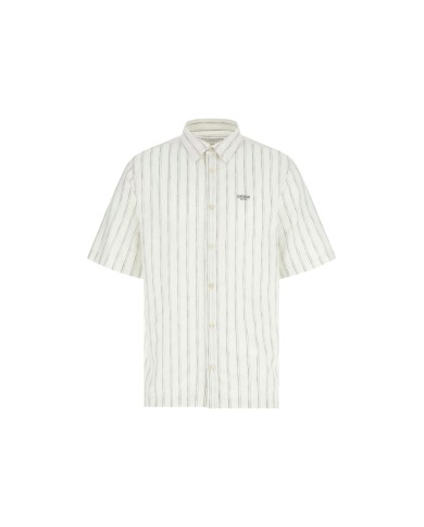 Guess Camisa SS Irregular Yarn Dyed Striped