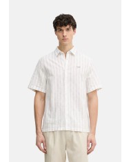 Guess Camisa SS Irregular Yarn Dyed Striped
