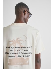 Antony Morato Camiseta Relaxed Fit con estampado palmera