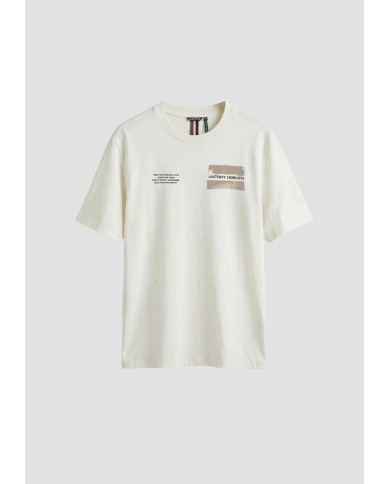 Antony Morato Camiseta Relaxed Fit con estampado palmera