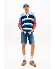 Tommy Jeans Pañalón Vaquero Corto Ronnie Faded Slim Denim Shorts