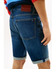 Tommy Jeans Pañalón Vaquero Corto Ronnie Faded Slim Denim Shorts