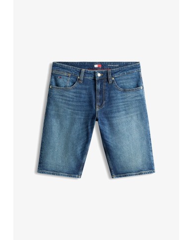 Tommy Jeans Pañalón Vaquero Corto Ronnie Faded Slim Denim Shorts