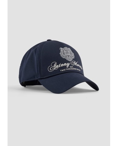 Antony Morato gorra de Béisbol de popelina con parche de tigre