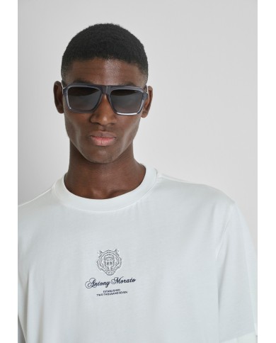 Antony Morato Camiseta Regular Fit con doble estampado