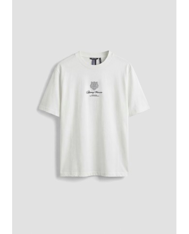 Antony Morato Camiseta Regular Fit con doble estampado