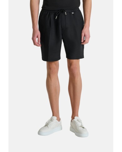 Antony Morato Bermuda Regular Fit «NEIL» de mezcla de lino y viscosa