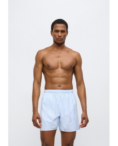 Lacoste Bañador de rayas de largo medio