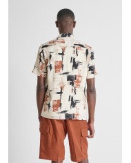 Antony Morato Camisa Relaxed Straight Fit «HONULULU» con estampado abstracto