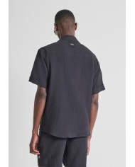 Antony Morato Camisa Relaxed Fit «NAIROBI» tacto suave con efecto crackel