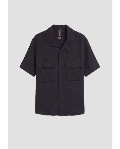 Antony Morato Camisa Relaxed Fit «NAIROBI» tacto suave con efecto crackel