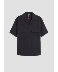 Antony Morato Camisa Relaxed Fit «NAIROBI» tacto suave con efecto crackel