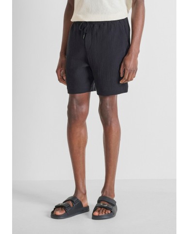 Antony Morato Bermuda Regular Fit de suave algodón efecto Crinckle