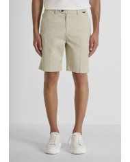 Antony Morato Bermuda Slim Fit «MARK» de sarga de algodón elástico