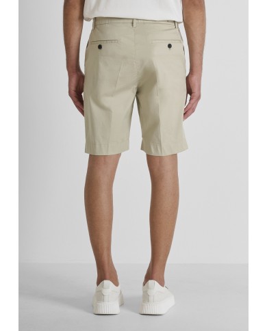 Antony Morato Bermuda Slim Fit «MARK» de sarga de algodón elástico