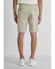 Antony Morato Bermuda Slim Fit «MARK» de sarga de algodón elástico