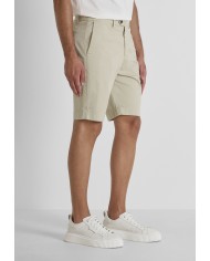 Antony Morato Bermuda Slim Fit «MARK» de sarga de algodón elástico