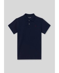Silbon Polo Clásico liso azul marino