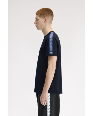 Fred Perry Camiseta Contrast Tape Ringer T-Shirt