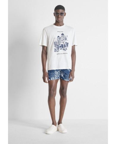 Antony Morato Bañador Regular Fit en tejido con Estampado