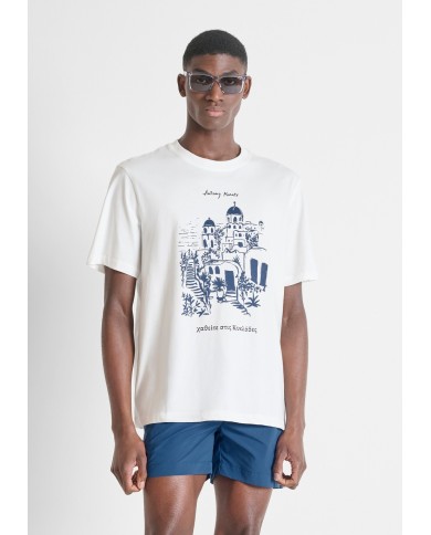 Antony Morato Camiseta Relaxed Fit con estampado Santorini