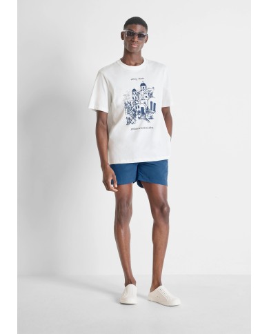 Antony Morato Camiseta Relaxed Fit con estampado Santorini