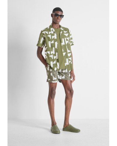 Antony Morato Bañador Regular Fit con estampado geométrico