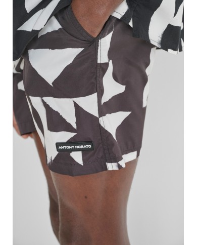 Antony Morato Bañador Regular Fit con estampado geométrico