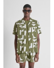 Antony Morato Regular Straight Fit «HONULULU» con estampado geométrico