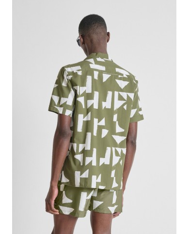 Antony Morato Regular Straight Fit «HONULULU» con estampado geométrico