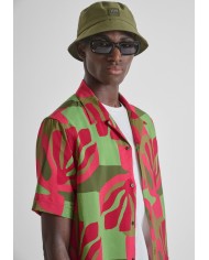 Antony Morato Camisa  Relaxed Straight Fit «HONULULU» con efecto moteado