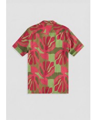 Antony Morato Camisa  Relaxed Straight Fit «HONULULU» con efecto moteado