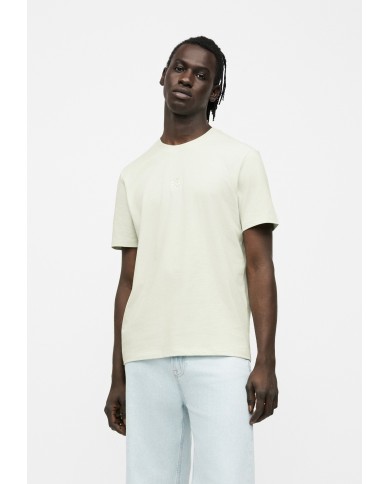 Hugo Boss Camiseta de punto de algodón con ilustración de logo bordado