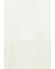 Hugo Boss Camiseta de punto de algodón con ilustración de logo bordado