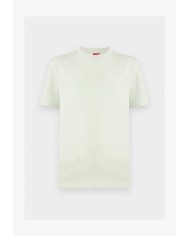 Hugo Boss Camiseta de punto de algodón con ilustración de logo bordado