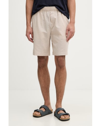 Guess Bermudas Straight Leg Dobby Striped Short