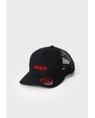 Hugo Boss Gorra de sarga de algodón con paneles de malla