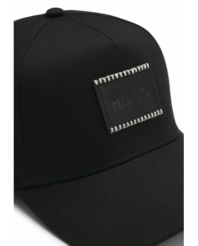 Hugo Boss Gorra de sarga de algodón con parche de logo