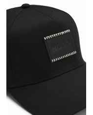 Hugo Boss Gorra de sarga de algodón con parche de logo