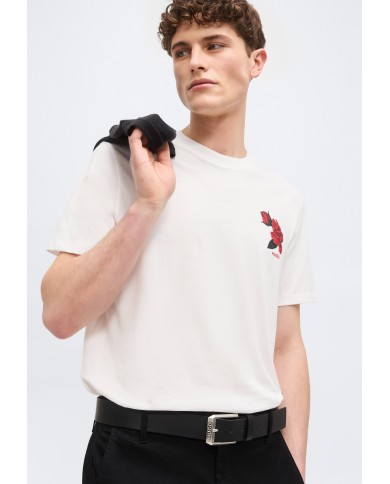 Hugo Boss Camiseta de algodón Dikerd