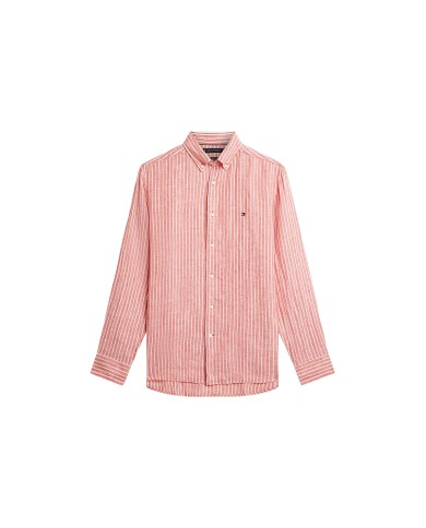 Tommy Hilfiger Camisa Linen Bengal Stripe RF Shirt