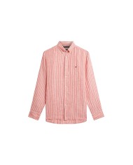 Tommy Hilfiger Camisa Linen Bengal Stripe RF Shirt