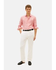 Tommy Hilfiger Camisa Linen Bengal Stripe RF Shirt