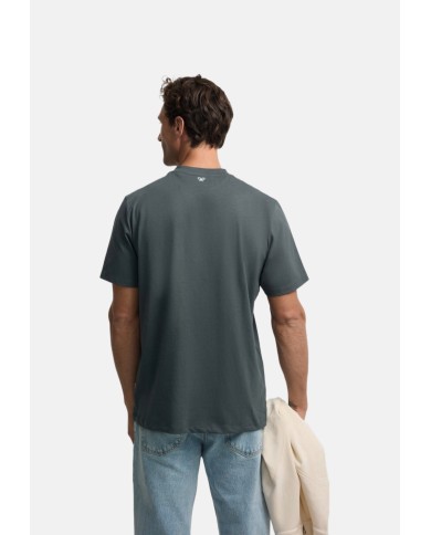 Silbon Camiseta Silbon flock verde oscuro